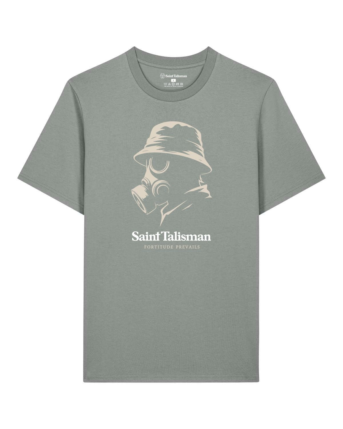 S.T Gas Mask Tee - Grey