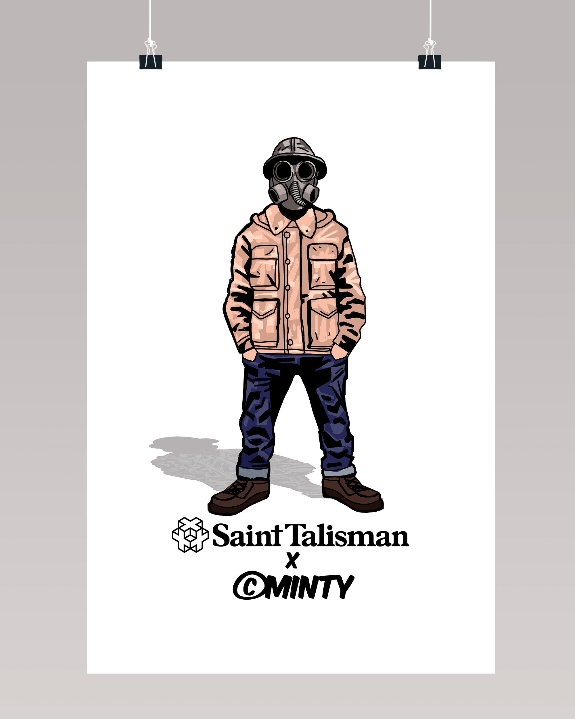 ST x Minty 'Urban Gasman' Limited Edition Print