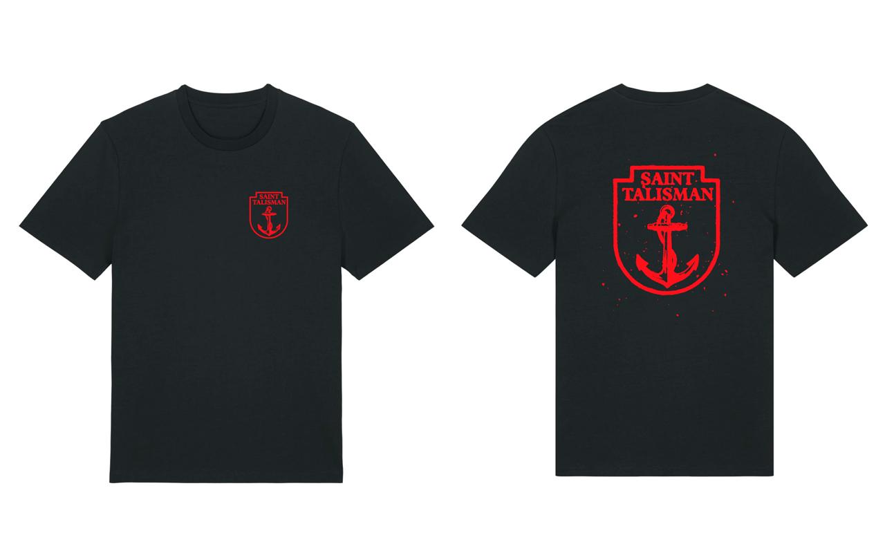 The Shield Tee | Anchor Edition - NERO ROSSO