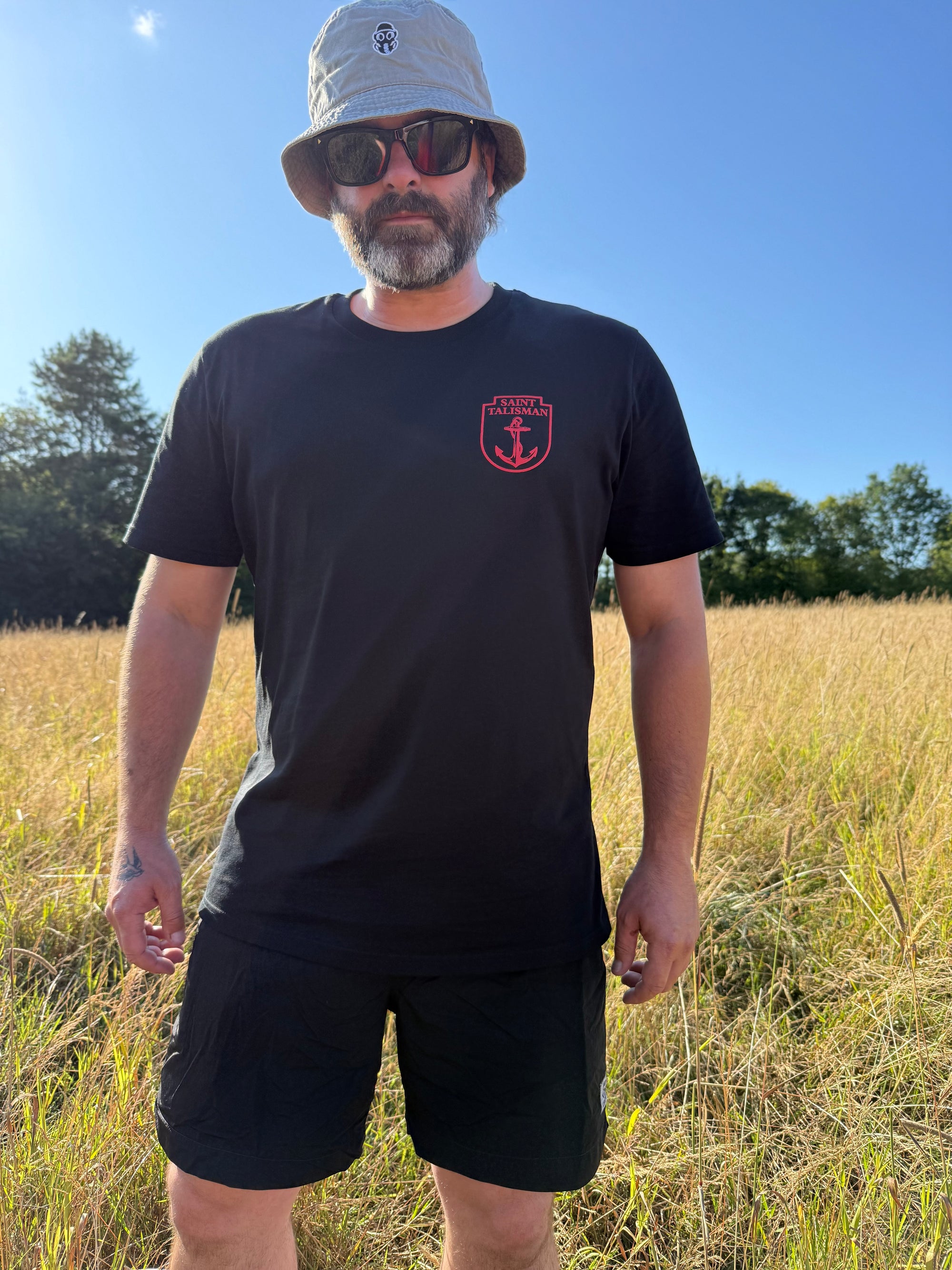 The Shield Tee | Anchor Edition - NERO ROSSO