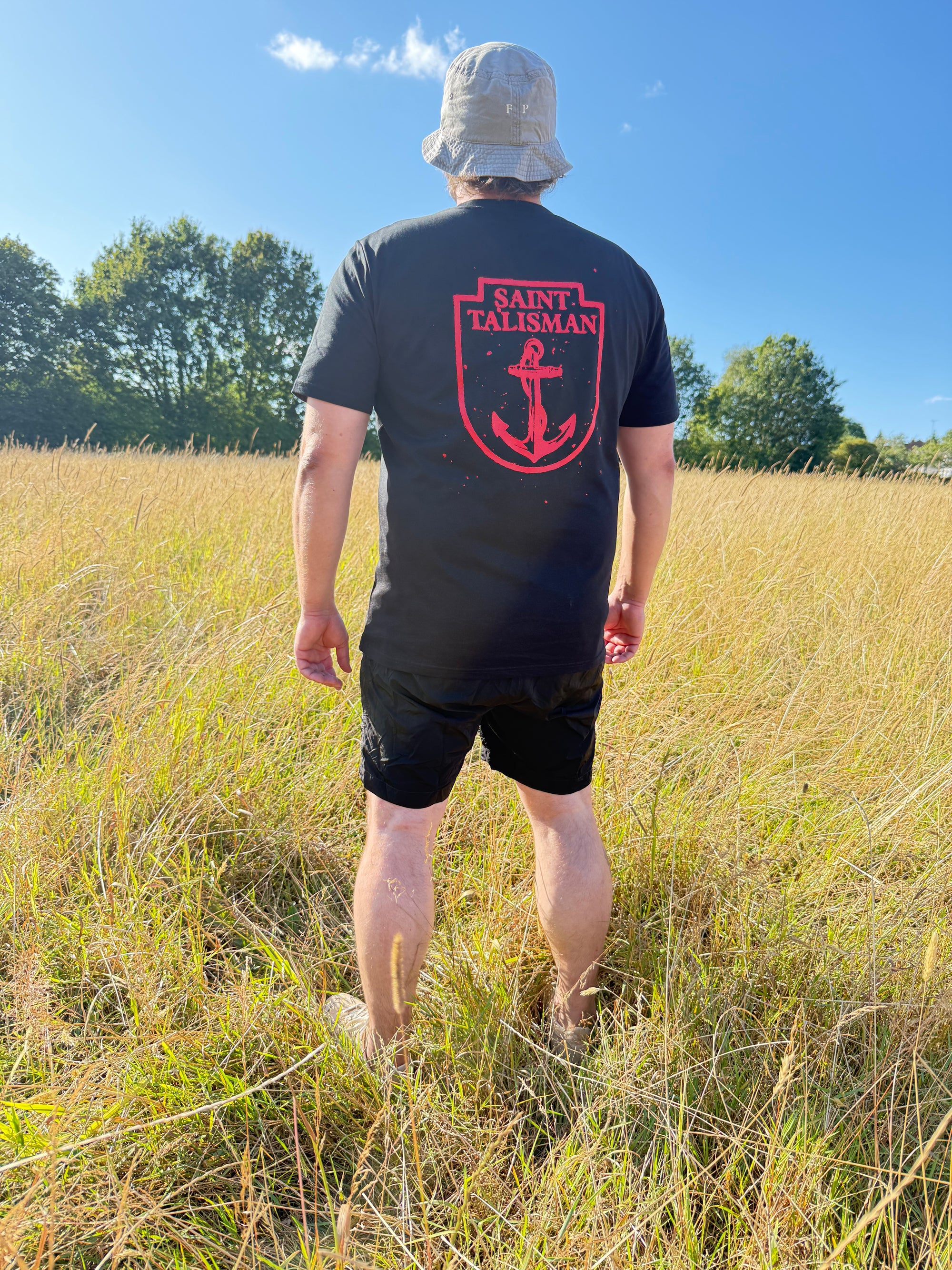 The Shield Tee | Anchor Edition - NERO ROSSO